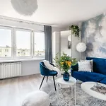 Apartman Dreamy Modern 13 Min To Old Town In The Beloved District Of Muranow Varsó